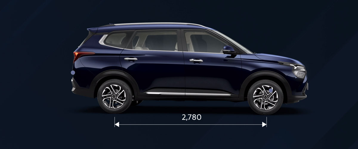 Thiết kế mặt bên hông Kia Carens